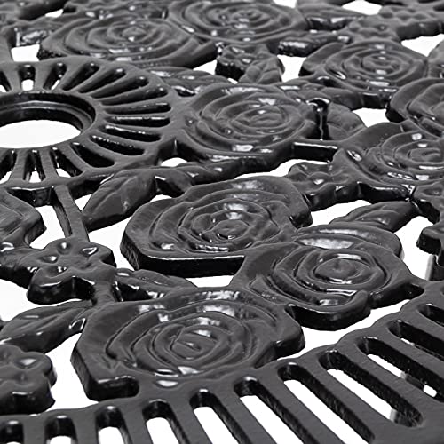 Relaxdays Bistrotisch HBT 64 x 50 x 50 cm Gartentisch aus Aluminium Tisch für Terrasse und Wintergarten Gartenmöbel im… – Bild 7