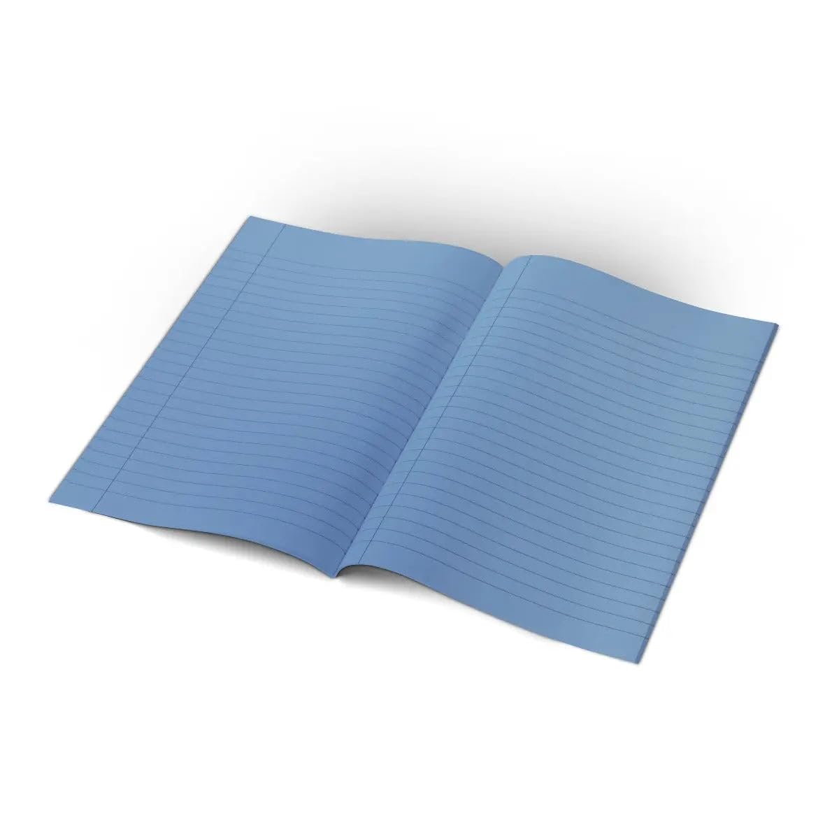 The Dyslexia Shop A4-10mm Lined Tinted Exercise Book - (Yellow Cover) Single Book/Blue