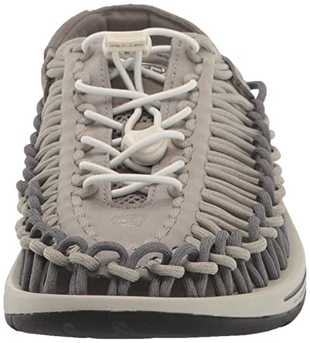 Keen Men's Uneek Classic Two Cord Sandals, Steel Grey/Drizzle, 14 Wide #TOP1