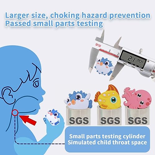 Image of SUPINEEDO Fridge Magnet for Toddlers, Rubber Cute Animal Magnets for Baby | Refrigerator Magnets for Toddlers Educational Learning Toy Gift Whiteboard