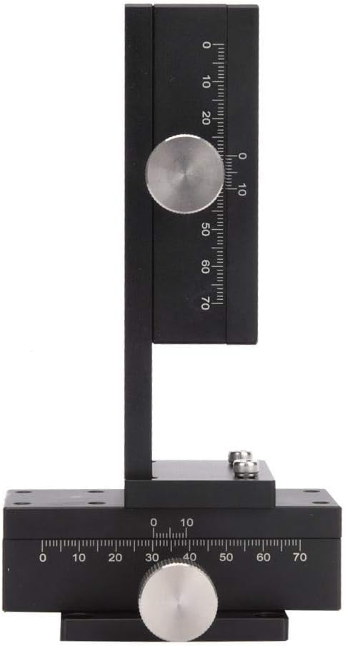 2-Axis XZ Manual Linear Stage, 10?m Resolution Scaled Lifting Platform, DIY Laboratory Equipment Accessories for Scienctic Experimental Industrial Use