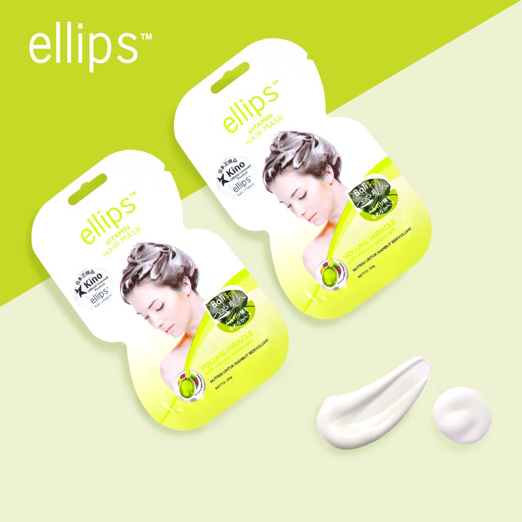 Amazon | 【日本正規品】ellips（エリップス） ヘアーマスク (グリーン