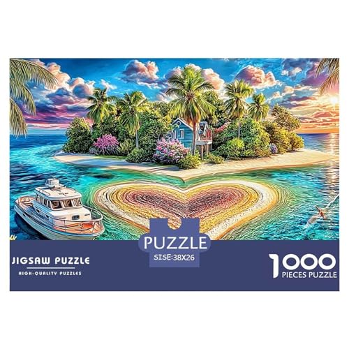 Rompecabezas Islas Fiyi 1000 Piezas Puzzle - Juego Didáctico para Adultos Y Niños, 38x26cm/1000pcs