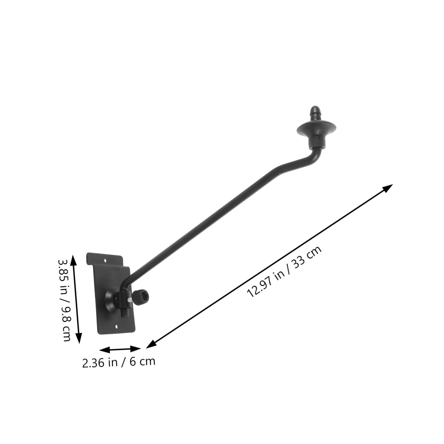 BESPORTBLE Cymbal Hanger Wall Hook for Drum Parts Sturdy Cymbal Arm Support Easy Install Display Tool