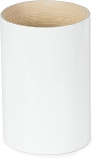 Compactor Duże przybory bambusowe do przechowywania w domu/sztućce/uchwyt na długopisy, biały