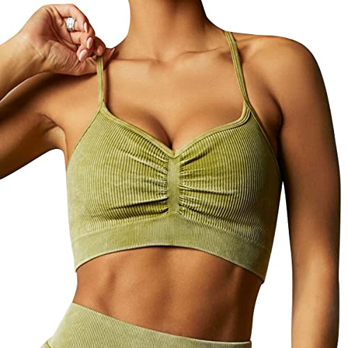 Soutien-gorge de sport coupe ajustée et respirant pour femme