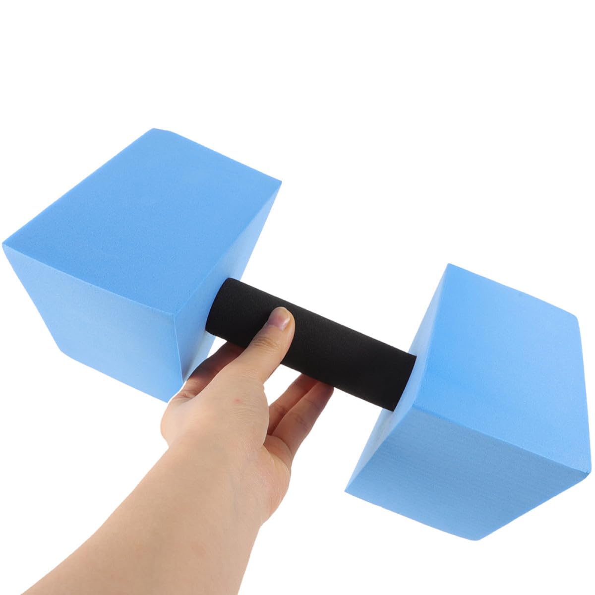 Mikinona Manubri per Acquagym in Eva Triangolari 2 Pezzi Blu per Allenamento in Piscina Potenzia Obliqui e Favorisce Galleggiamento per Lezioni di Nuoto