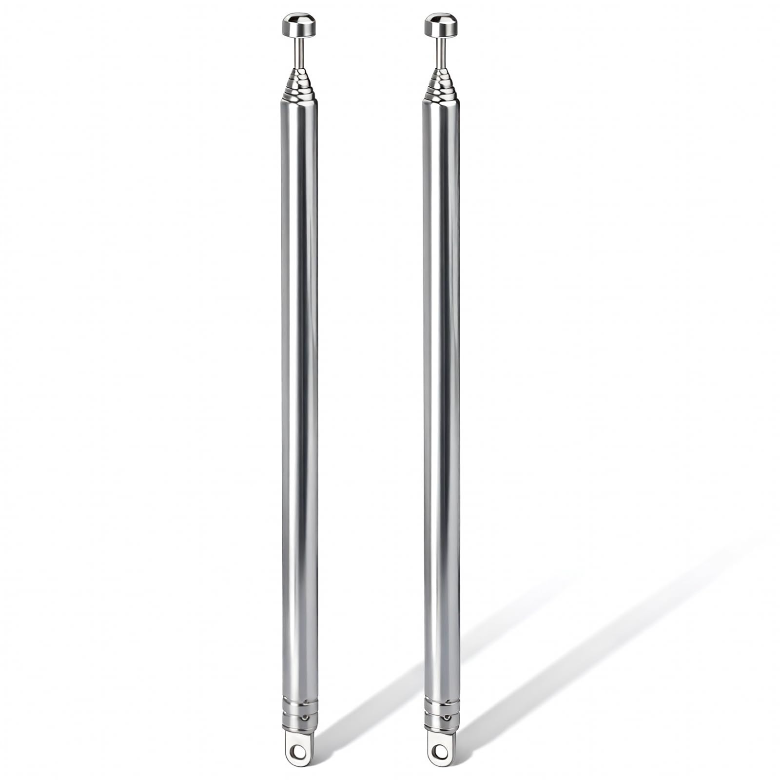 Bingfu FM Portable Radio Antenna DAB Telescopic Antenna TV Radio Antenna 2 Kit for DAB AM/FM Stereo Reception