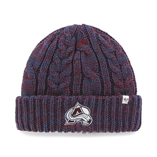 NHL Colorado Avalanche Women's '47 Prima Cuff Knit Beanie, Timber Blue