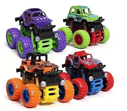 LUCID...We Build Relations Big Size Monster Truck Friction Powered 4wd Cars Toys, 360 Degree Stunt Push go Truck for Toddlers Kids Gift - Pack of 18 (B0CQRL6ZC7) Amazon Price History, Amazon Price Tracker
