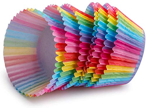 Ultra Non Stick Baking SPRINGFORM Cake TINS & Pack 12 Rainbow Cupcake Cases -Cake Baking Tins, Baking Molds (12 Cup Muffin Tray) - Image 3