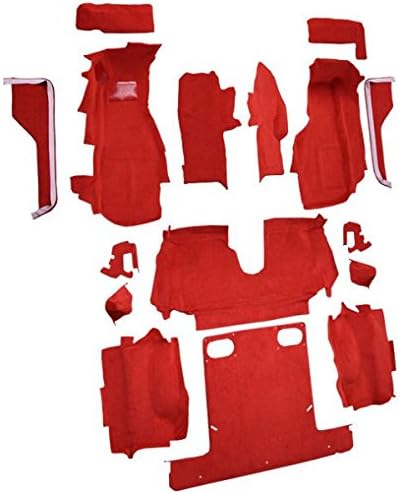 Miniatura 2 de ACC Alfombra automotriz compatible con Chevrolet Corvette de 1986 a 1987, convertible, kit completo (812-pelo de corte de felpa azul rey) 812-Azul,