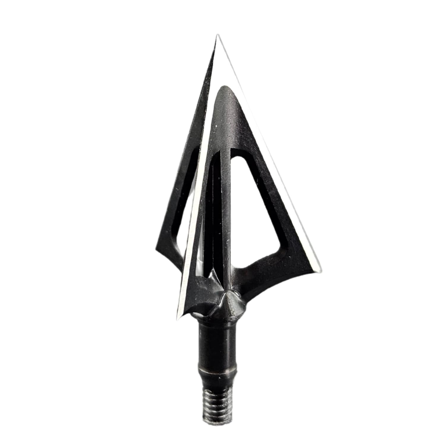 G5 Montec CS Archery Hunting Durable Sharp Fixed Blades Carbon Steel 100 Grain 1 1/16" Cutting Diameter Screw-In Broadheads for Bow Arrows - Pack of 3