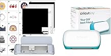 Cricut Maker 3 & Digital Content Library Bundle & Joy Machine & Digital Content Library Bundle - Includes 30 Images in Design Space App - Portable DIY Smart Machine for Creating Customized Cards