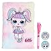 L.O.L. Surprise! Diario Secreto para Niña, Libretas Bonitas de Peluche con la Muñeca LOL Unicornio y Boli con Tinta Invisible, Libreta Pequeña, Diarios de Peluche, Regalos para Niñas