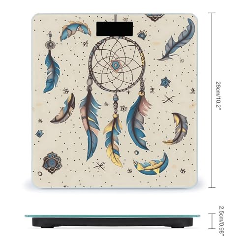 Báscula Digital de Baño con Vidrio Templado y Pantalla LCD miniatura 2
