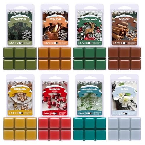 SoulOrigin Winter Scented Wax Melts, Holiday Scented Wax Melts, Strong Scented Soy...