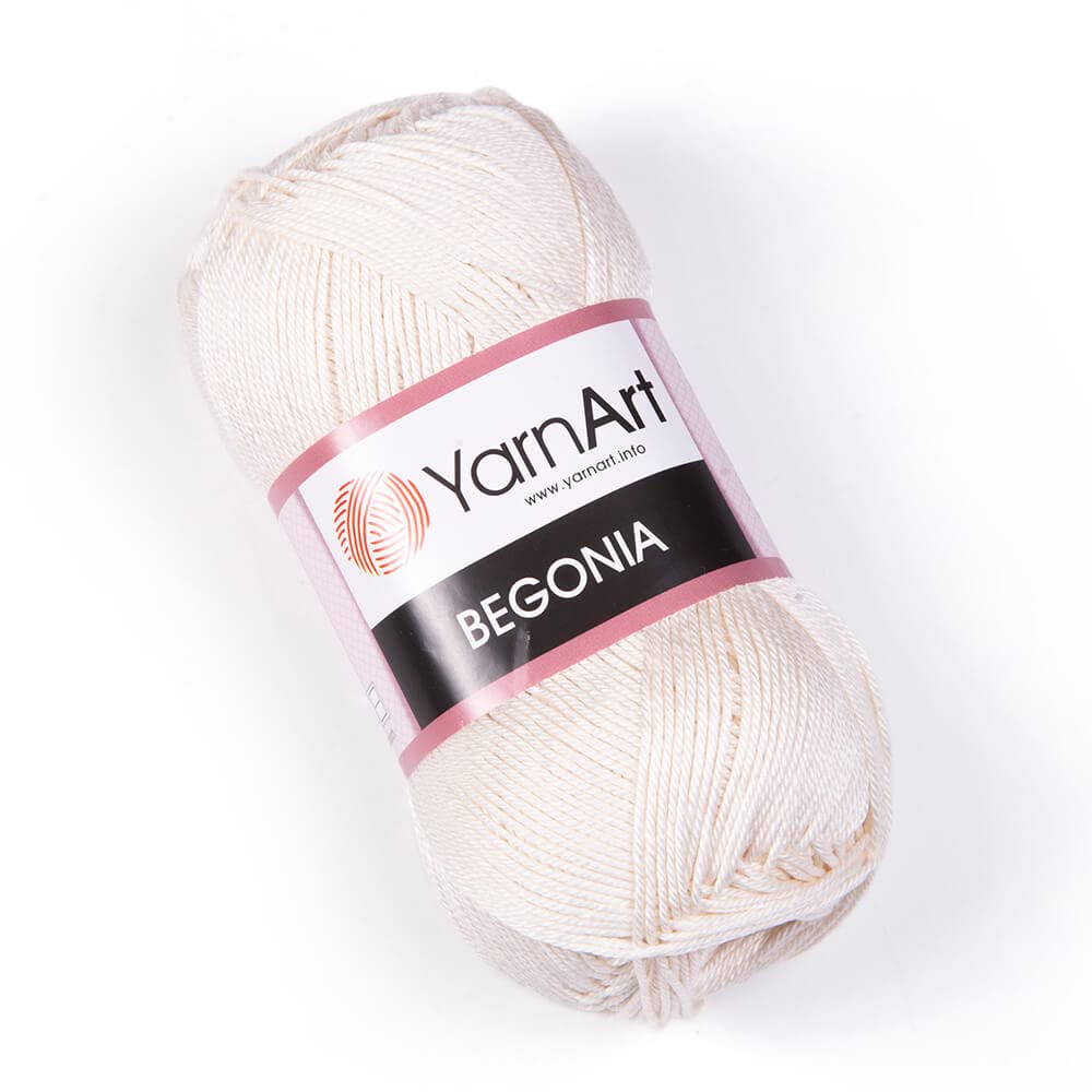 Yarn Art Begonia 100% Cotton for Knitting, Crochet and Amigurumi - Premium Soft Baby Yarn in Pastel and Shiny Colors - 1.76 Oz (50g) / 185 Yrds (169m) (6194)