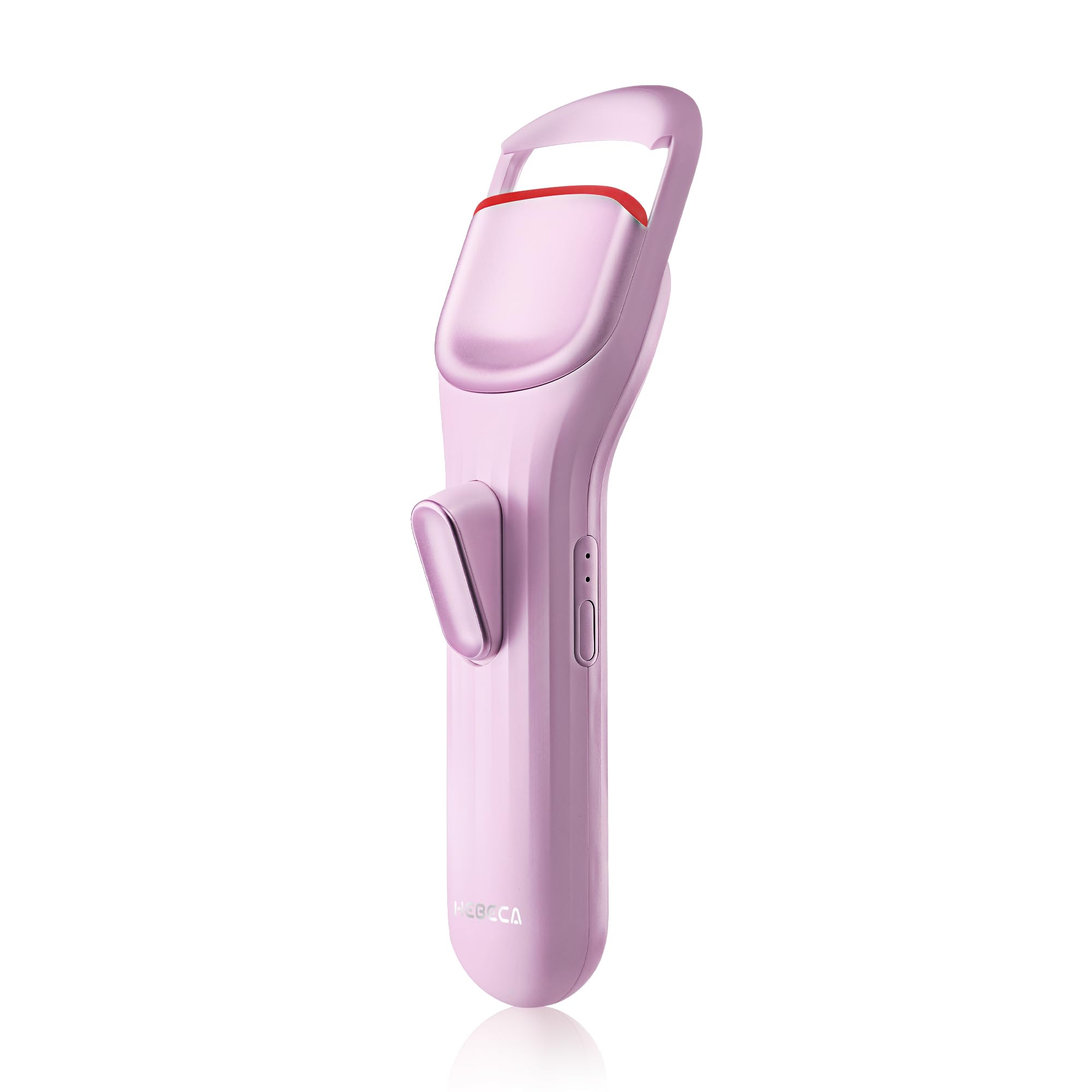 HEBECA Heated Eyelash Curler Professional- Naturally Curling Eye Lashes with Innovative Heating Silicone, Electric Eyelashes Curler with 600mAh Rechargeable Battery EC4001 (Voilet)
