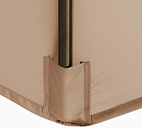 Mastercanopy Patio Umbrella 9 Ft Replacement Canopy For 8 Ribs-Beige thumb #4