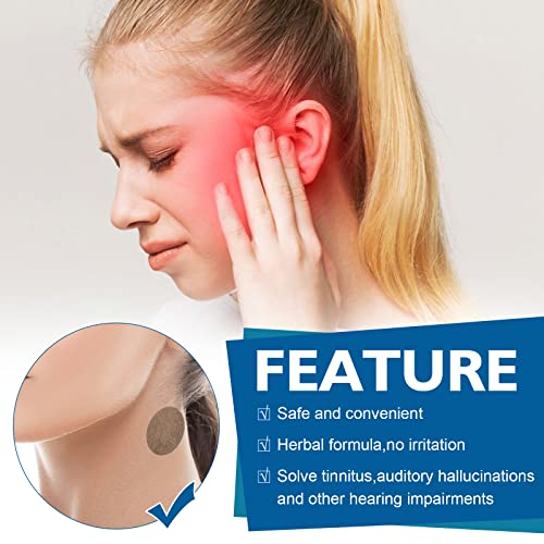 Tinnitus Relief Patches, Tinnitus Relief For Ringing Ears, Natural Herbal Formula Ear Ringing Relief, Effectively Improves Hearing& Boost Blood Circulation #TOP4