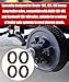 4PCS 010-056-00 Oil Seal Bearing Fits for Dexter 10K, 12K, & 15K Trailer Axles AL-KO 10K-16K Rockwell 12K-16K Axles,Replaces Part Number 091023 568217