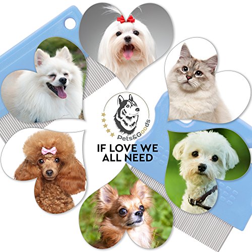 Pets&Goods Tear Stain Remover Comb Set for Dogs & Cats – Stainless Steel Eye Grooming Tool for Stains, Crust & Mucus – Gentle, Safe, Reusable – 2 Pack - Image 6