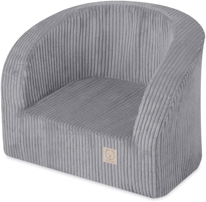 MISIOO Fauteuil pour Enfant à partir de 1 an, en Corduroy, de qualité supérieure, Stable et Doux, rembourré, Ergonomique, 40 x 53 x 36 cm, Fauteuil pour...