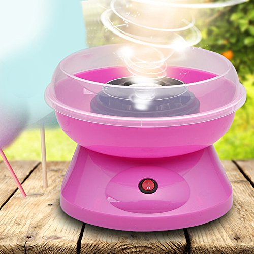Zuckerwattemaschine für Zuhause, Zuckerwatte-Maschine Set Mit Zuckerwatte Stäbchen & Messlöffel, Zuckerwatte in nur 2 min-Rosa – Bild 6