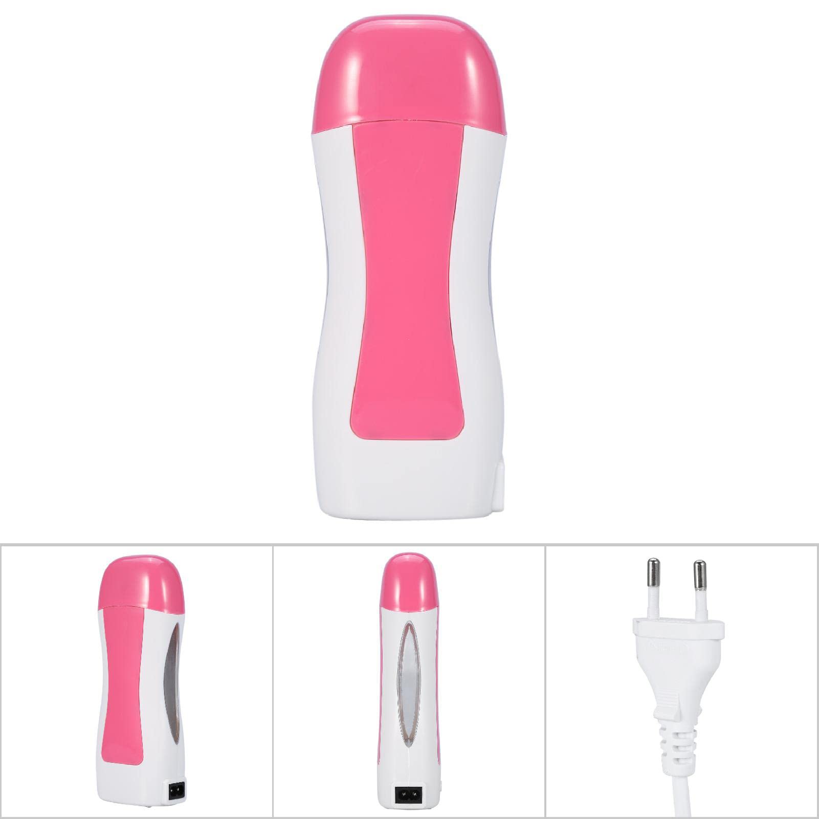 Chauffe-Cire Roll On, Chauffe Cire Epilation Électrique Appareil de Chauffage D'épilation Rouleau D'épilation à la Cire Chauffe Rouleau Dépilatoire à la Cire à Cartouche (Prise UE)