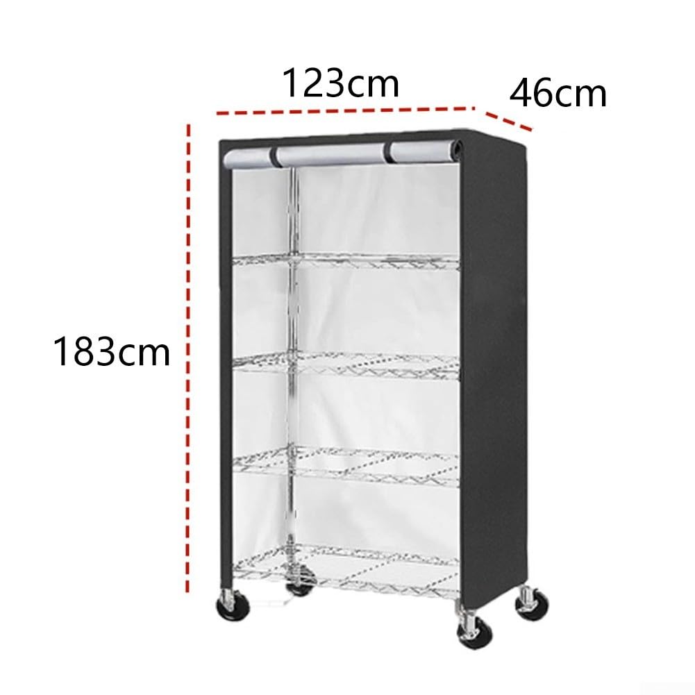 Housse de Protection pour Étagère de Jardin 420D Imperméable en Tissu Oxford Résistante aux UV pour Rangement Extérieur et Intérieur 24x20x5(420D)