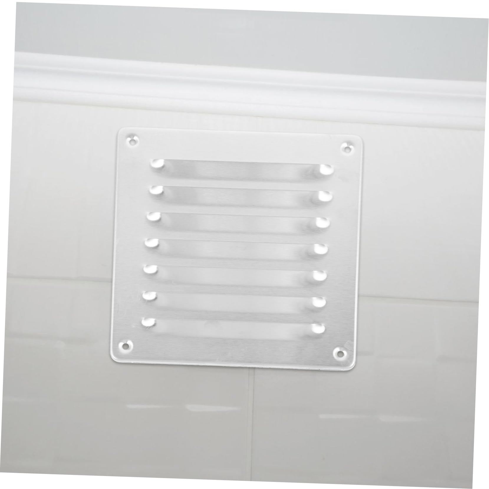 Cubierta y Fácil Instalación Cuadrada de Ventilación de Acero Inoxidable Protección contra Animales para Pared Exterior para Aire Acondicionado