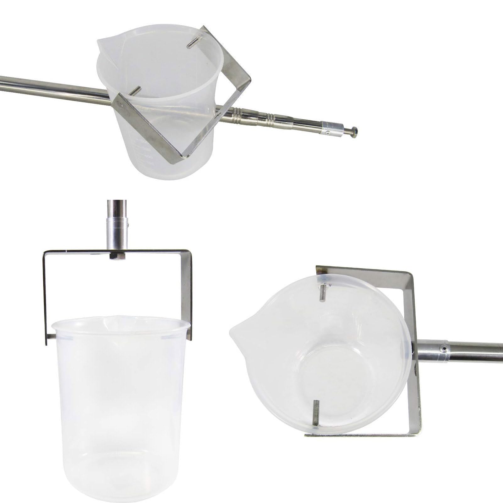 Muestreador de Agua telescópico con Vaso de precipitados de péndulo para la recolección de muestras de Calidad: Ideal para Pruebas ambientales y evaluación de la Calidad del Agua.