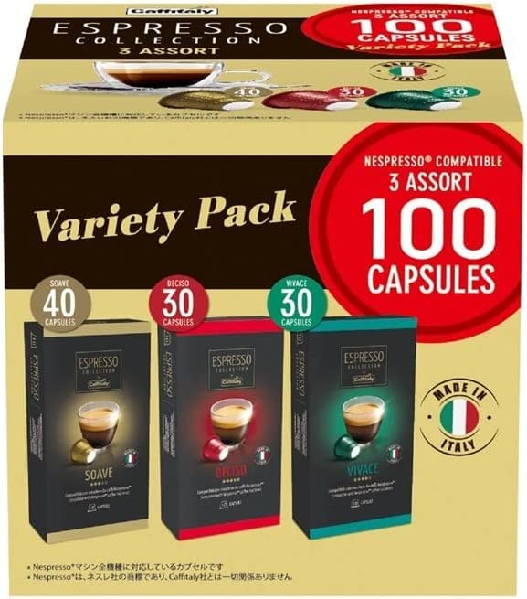 Amazon.co.jp: CAFFITALY ESPRESSO COLLECTION 3ASSORT カフェタリー
