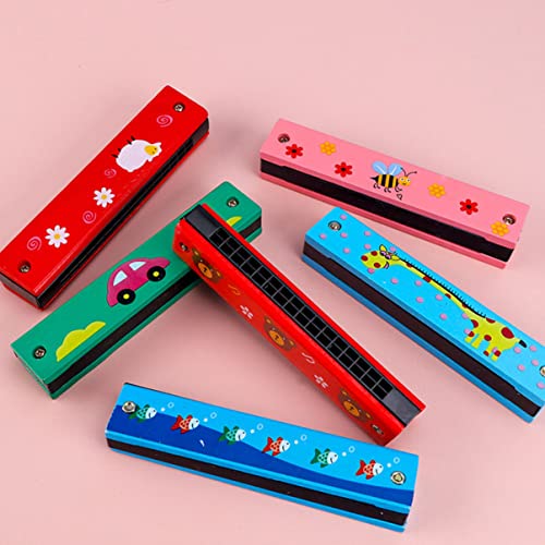 CANIGHT 4 Pièces en Bois Rangées Double Rangée Harmonica Jouet pour Dessin Animé Impression Instrument Enfants Débutant… - Les Beatles, Paul McCartney, John Lennon, RIngo Starr, George Harrison CANIGHT 4 Pièces en Bois Rangées Double Rangée Harmonica Jouet pour Dessin Animé Impression Instrument Enfants Débutant… – Image 7