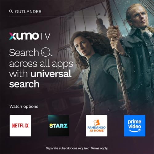 Image of Sharp Aquos QLED 55 Inch 4K Ultra HD Xumo Smart TV with Dolby Vision HDR10 60Hz Motion Bluetooth WiFi Frameless Design Voice Remote