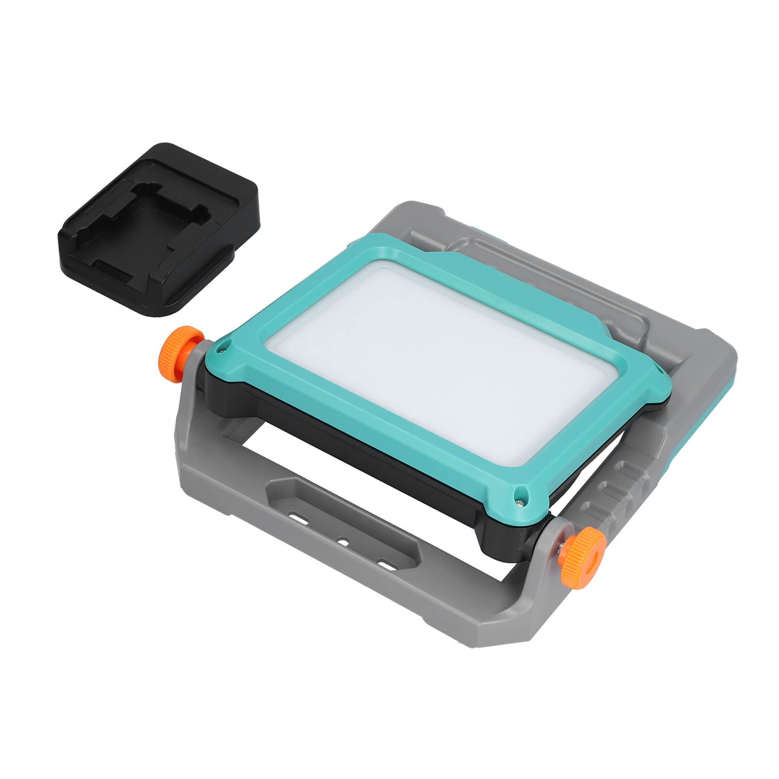 Luz de Trabajo Recargable Luces de Trabajo LED Plegables portátiles para Iluminación de Emergencia al Aire Libre Camping Senderismo Corte de energía Verde Gris (Interfaz Visible)