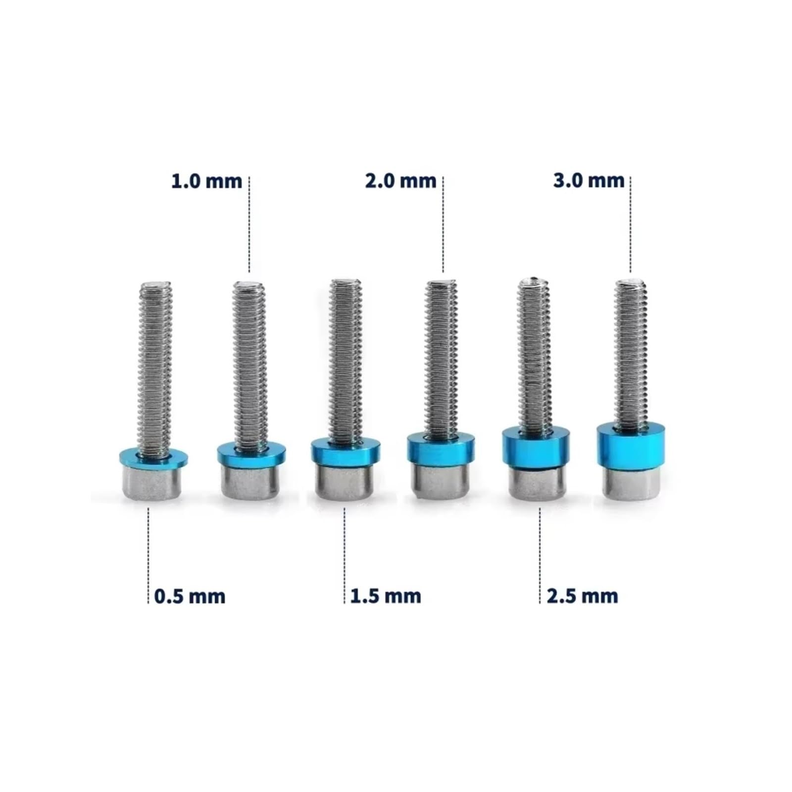 RC Car Accessories for Tamiya 53539 for Hsp for WLtoys for Hpi for TT02 XV02 24pcs M3 Screw Spacer Set 3mm Screws Flat Gasket Washer Spacer RC Car Parts Replacement