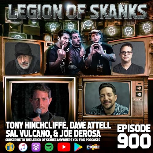 Page de couverture de Tony Hinchcliffe, Sal Vulcano, Dave Attell, & Joe DeRosa - Juggalo Justice - Episode 900