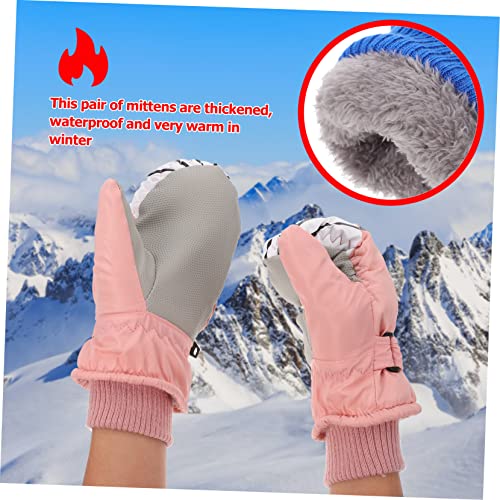 PLAFOPE 6 peças de alça de luvas à prova de frio e espessas, para uso à prova de vento, prática e à