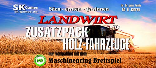 Preisvergleich Produktbild Zusatzpack Holz-Fahrzeuge für Landwirt - Das Maschinenring Brettspiel