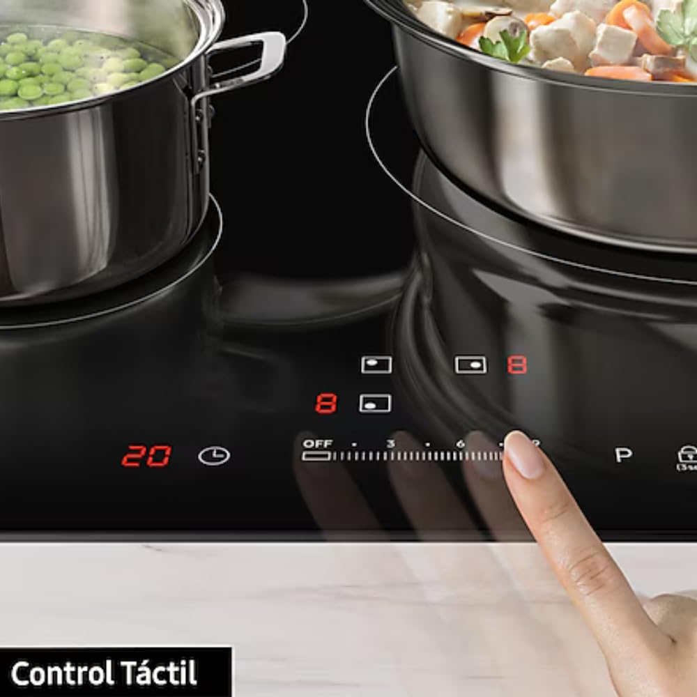 Samsung Plaque de cuisson à induction AI 2 zones de cuisson Fonction Power Boost NZ32BG2005FKU1