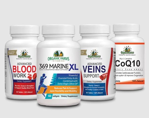 Circulation Kit - Blood Co-Q10 369 Marine XL Veins - Dietary Supplements and Vitamins - Natural Supplements