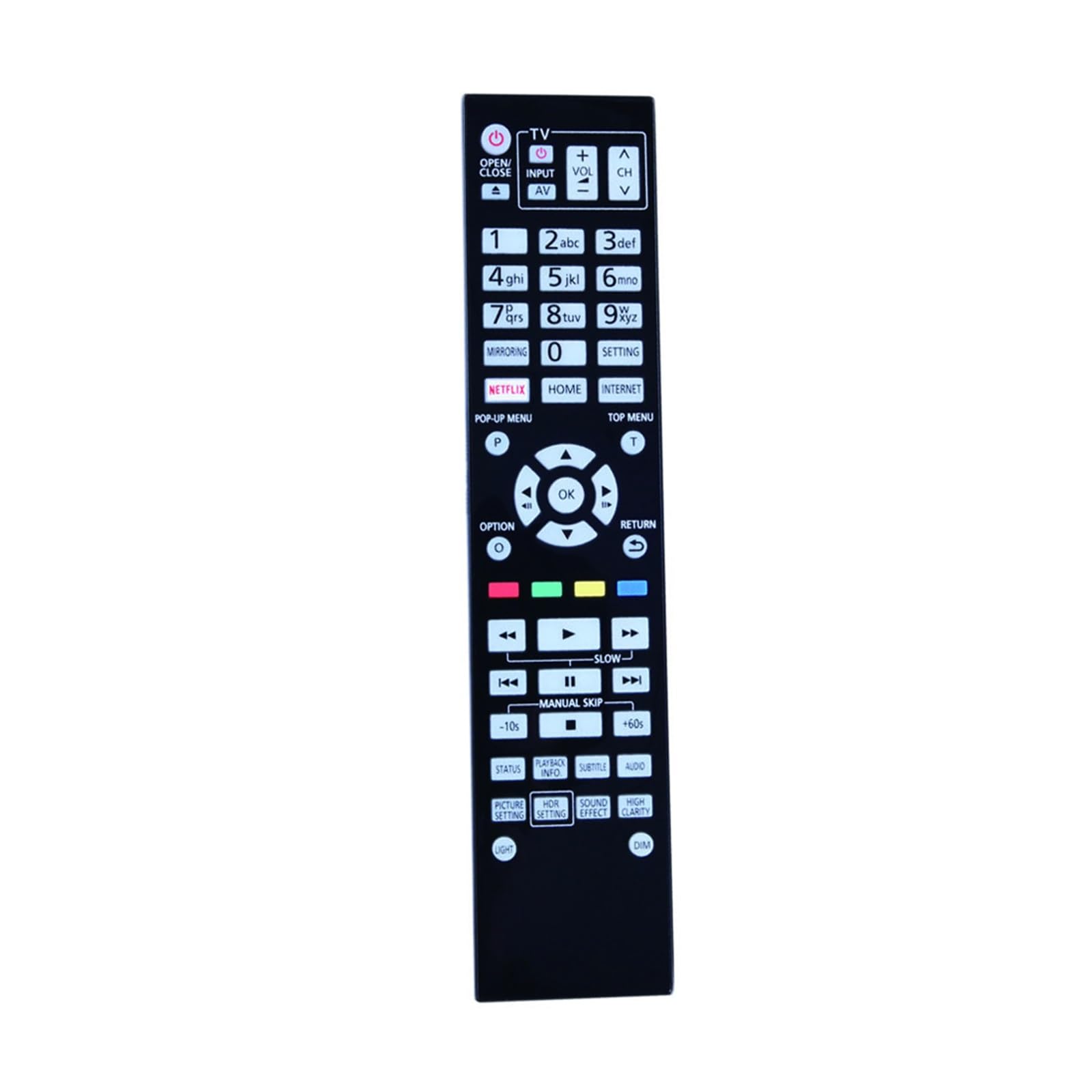 1pc Telecomando Adatto For Panasonic DMP-UB700 DMP-UB700EB DMP-UB704 DP-UB820 DP-UB820K DP-UB824 4K Lettore Di Dischi Blu-ray