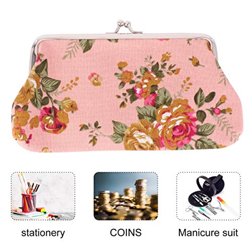NUOBESTY Mulheres Flor Carteira Carteira de Embreagem Cocktail Bolsas Titular Do CartÃ£o Bolsa Titul