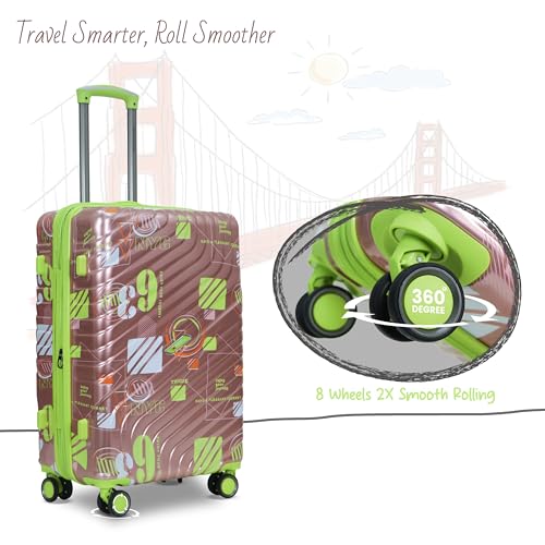 Image of AMERICAN TRAVELLER Urban SF Trolley Bag Single Small Size | Durable Hard Shell, TSA-Type Lock, 360 Disc Spinner Wheels, Expandable Luggage