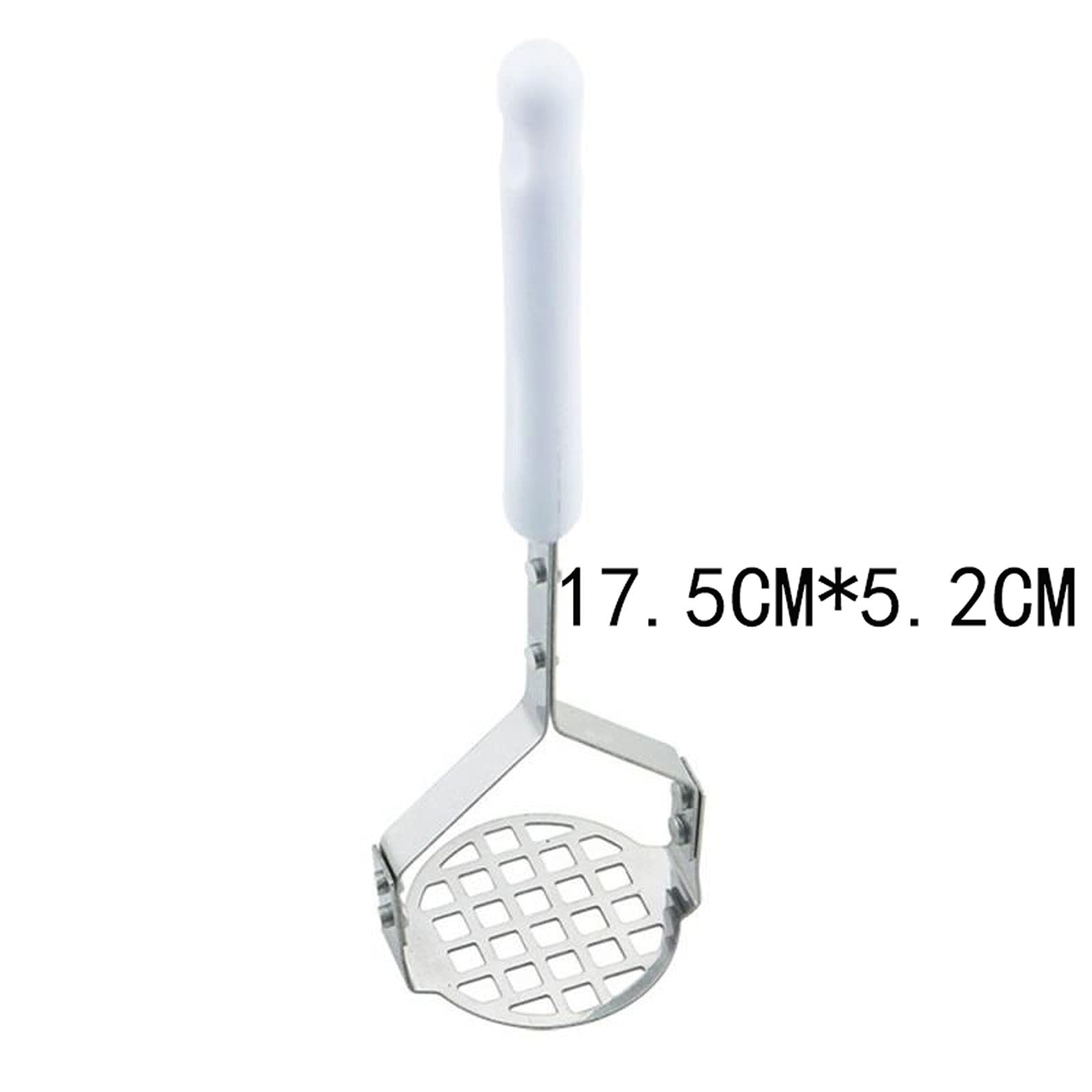 Stampfer Edelstahl-Stopfer/Kartoffelstampfer mit breiter Stempelplatte for glattes Kartoffelpüree, Obst, Gemüse, Werkzeuge, Presse, Brecher, Stampfer