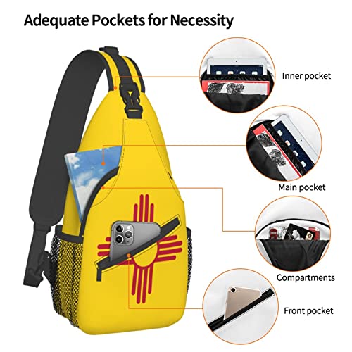 Mochila bandolera unisex para día y senderismo miniatura 5