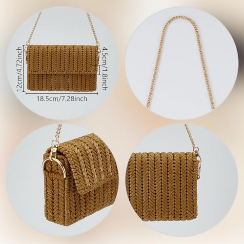 Bolsa de lona de malla de plástico para bordado y manualidades DIY con video tutorial FREEBLOSS 4