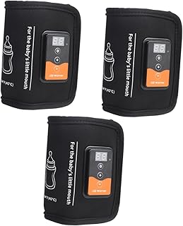 Toyvian 3 Pçs USB Saco De Leite Quente Garrafas Infantis Aquecedor De Mamadeira Para Bebê Portátil Aquecedor De Garrafa De Bebê Saco Quente Aquecedor De Garrafa De Bebê Neoprene Viagem